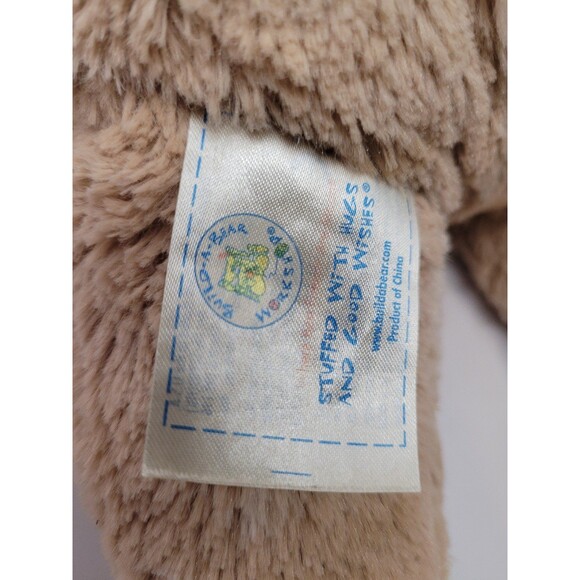 Build A Bear BAB Workshop Pawlette Bunny Rabbit Tan Plush Pink Ears - Picture 7 of 9